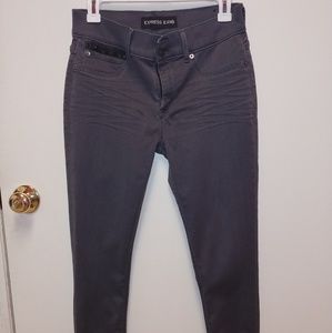 Express Mia Mid-Rise Ankle Jeggings